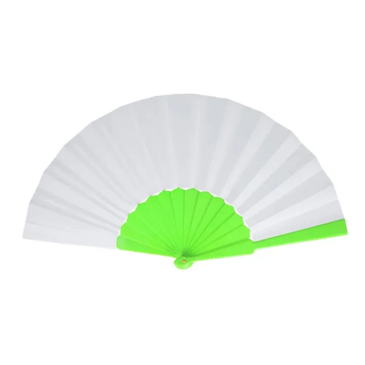 Made to order - Hand fan plastic  polyester all over print - LT90524 (N0032)
